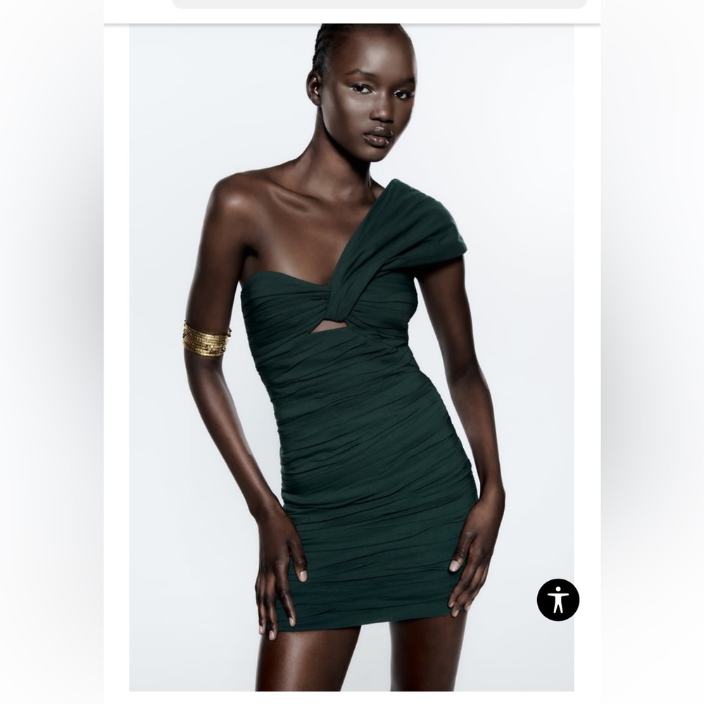Gorgeous Asymmetrical Linen blend dress.